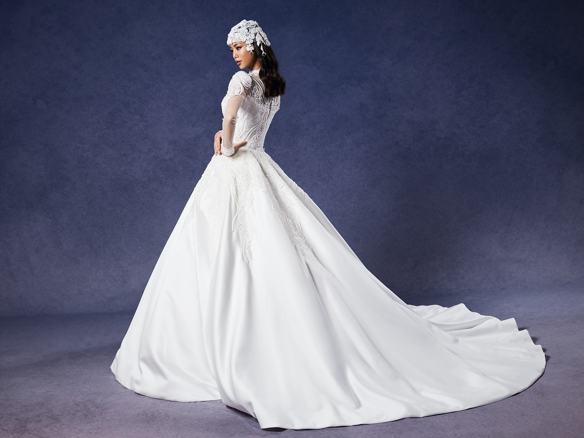 Rochie mireasa Silvery Bloom - Image 4